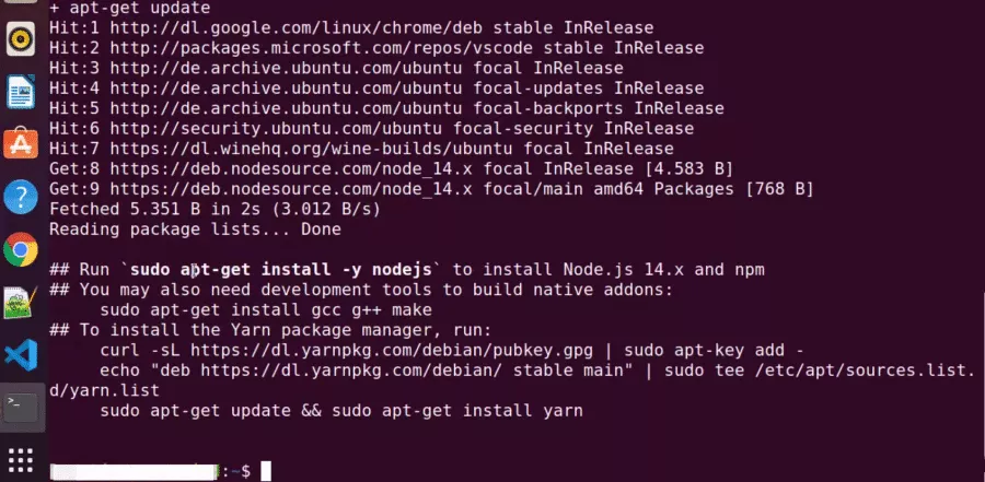 Instalación de la biblioteca Node.js. Instalación de la biblioteca Node.js.