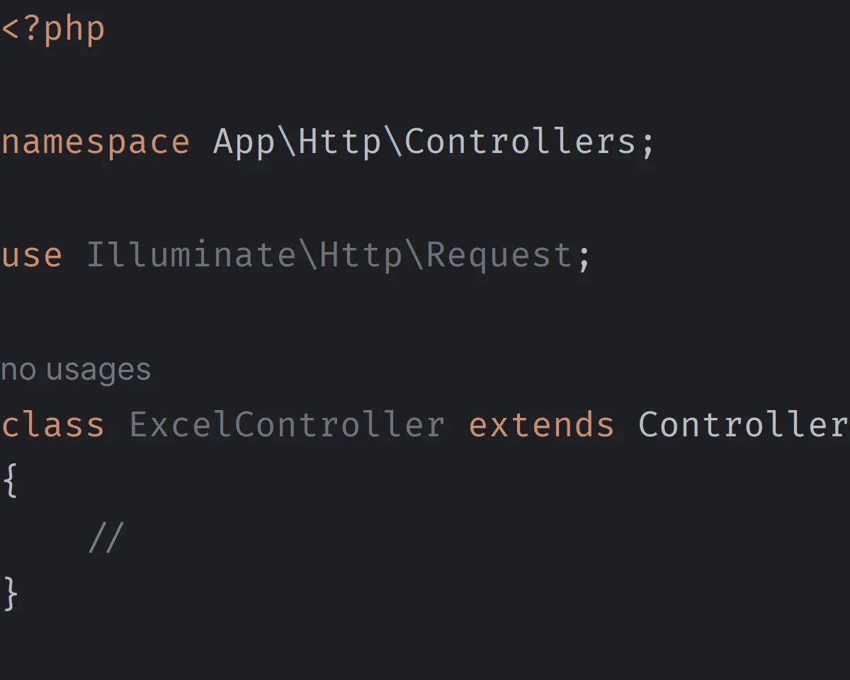 ExcelController